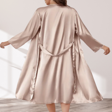 Peignoir Satiné Champagne