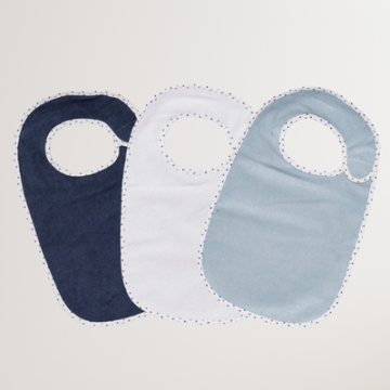 Lot De 3 Bavoirs