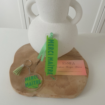 Porte-clé & Marque Page Maître