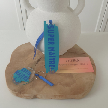 Porte-clé & Marque Page Maître