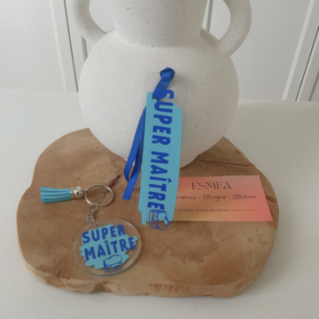 Porte-clé & Marque Page Maître
