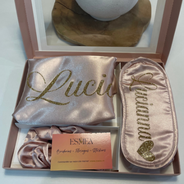 Coffret Satiné Rose Or