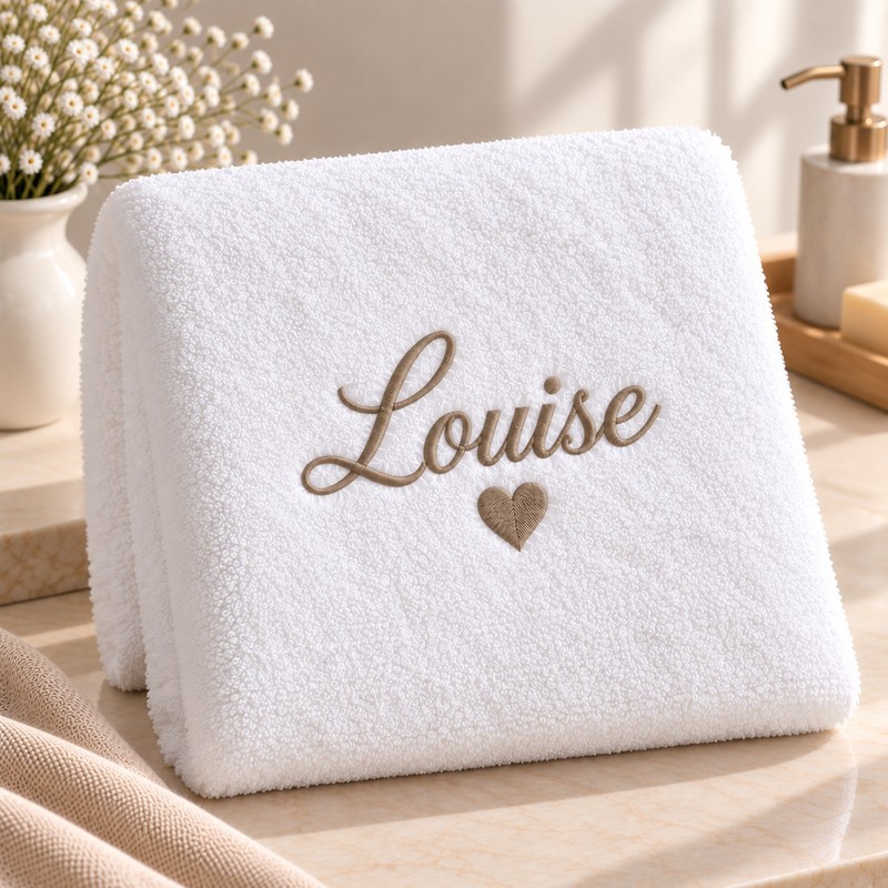 Serviette de bain personnalisée ESMEA